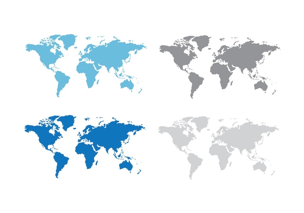 World map globe country background vector illustration