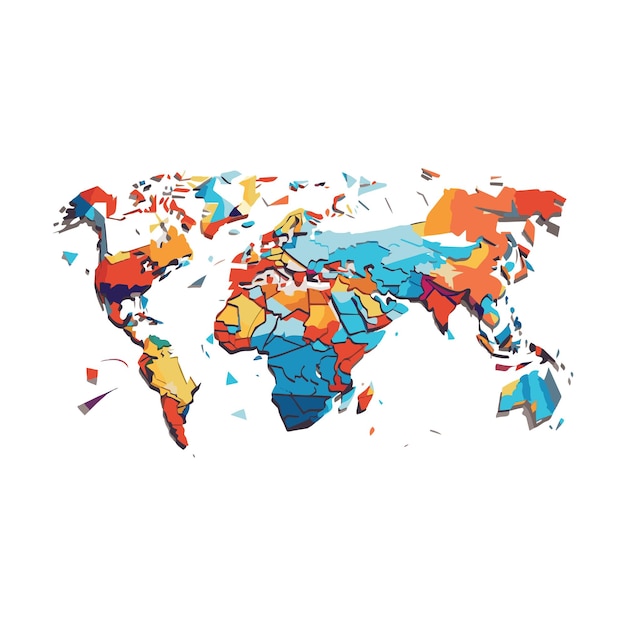 world map vector