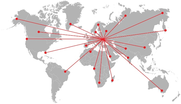 Vector world map