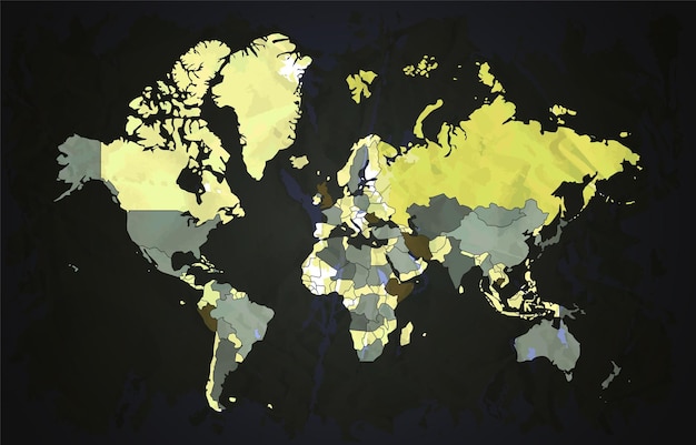 Vector world map