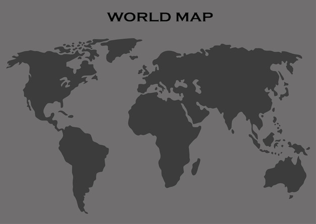 Vector world map