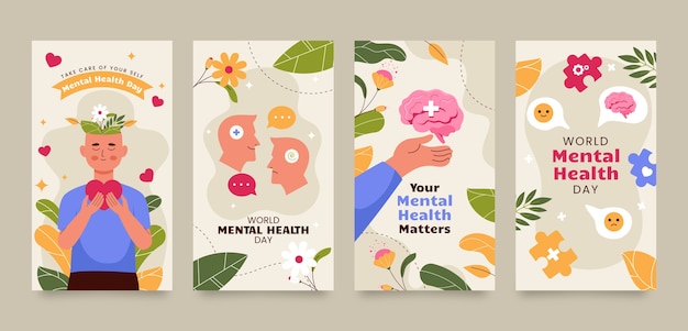 world mental health day celebration instagram stories