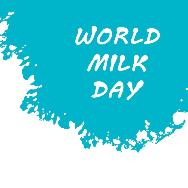 Vector world milk day background