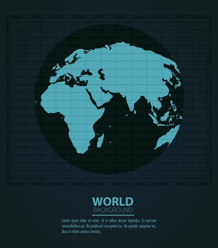 Vector world modern background
