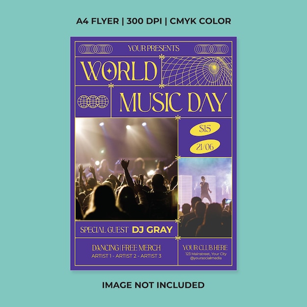 World Music Day Flyer