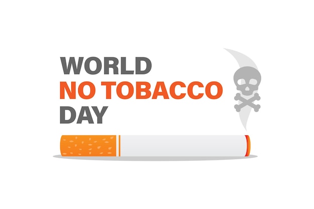 Vector world no tobacco day illustration vector