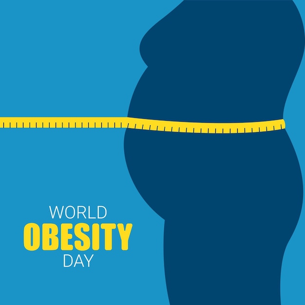 World obesity day flyer design good for world obesity day celebration