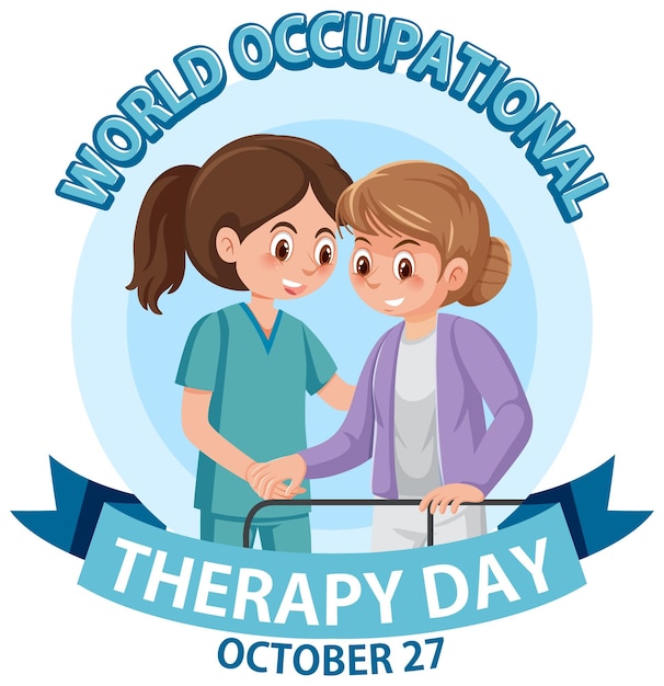 World occupational therapy day banner design