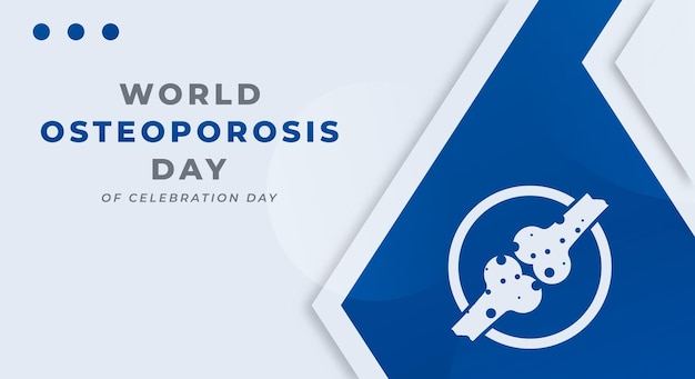 World Osteoporosis Day Celebration Vector Design Illustration for Background Poster Banner Ads