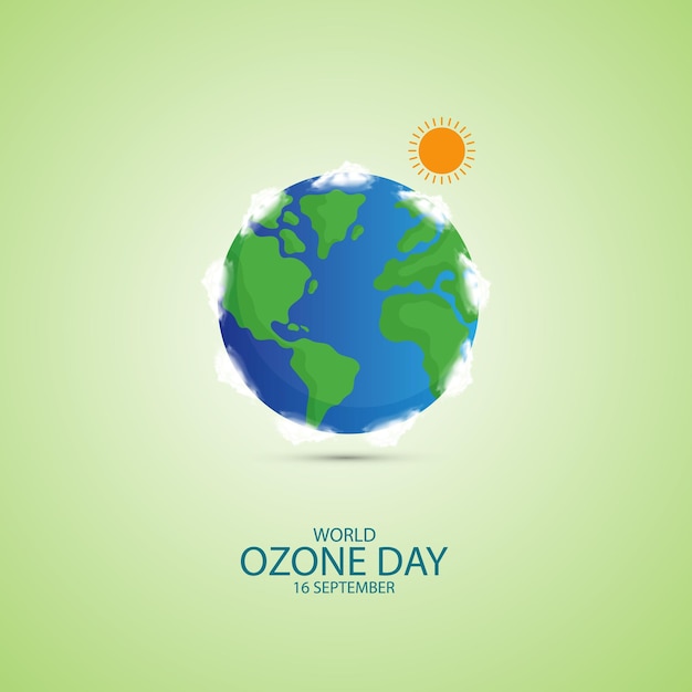 World Ozone Day creative concept