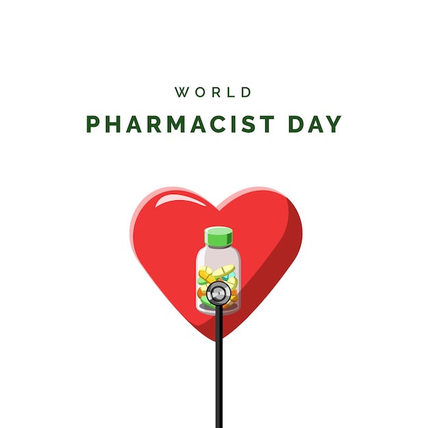 World Pharmacist Day Illustration Vector