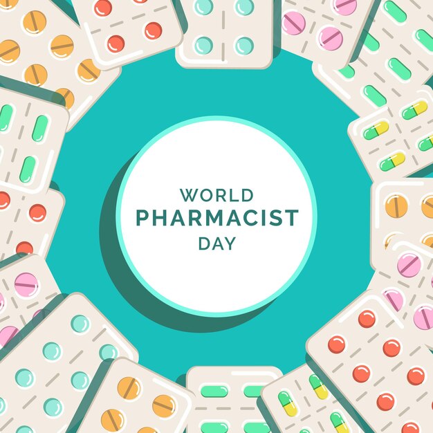 Premium Vector | World pharmacist day illustration