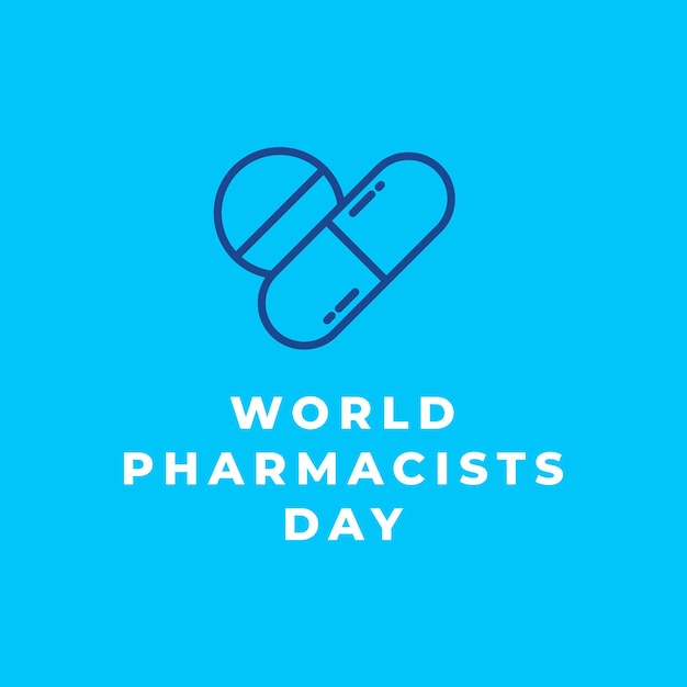 World Pharmacists Day design banner template