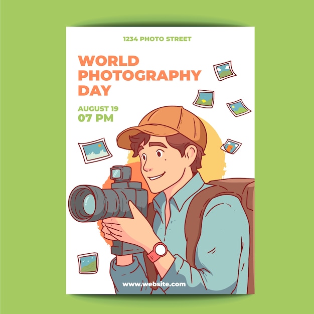 world photography day poster design
