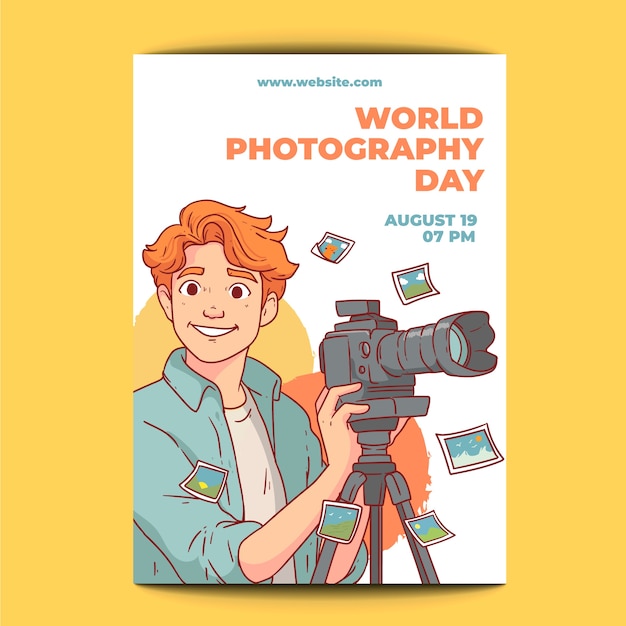 world photography day poster design