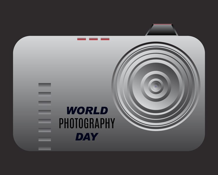 Vector world photography day vector design illustration