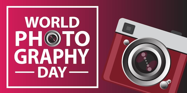 Vector world photography day