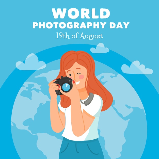 Vector world photography day