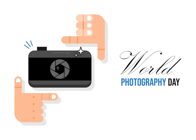 Vector world photography day