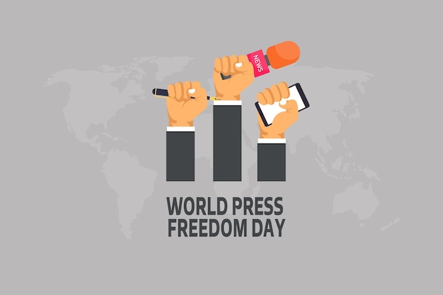 world press freedom day illustration