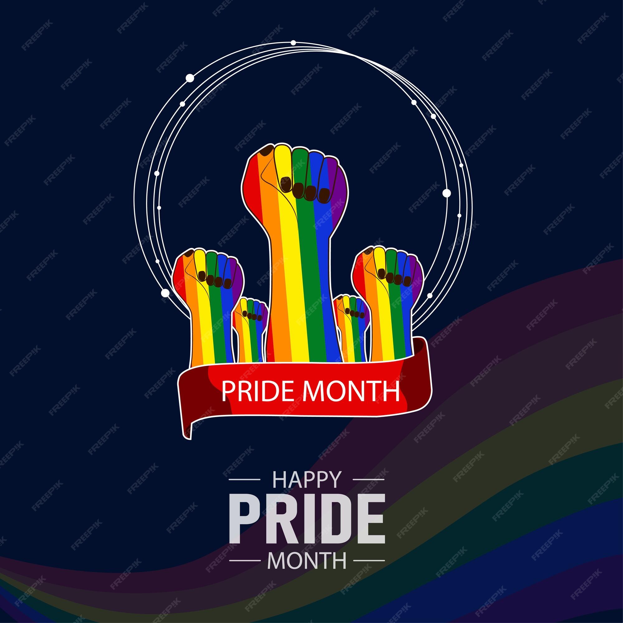 Premium Vector World pride month