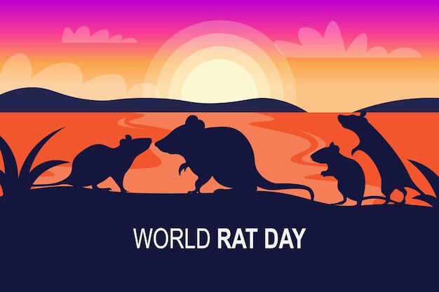 World Rat Day background