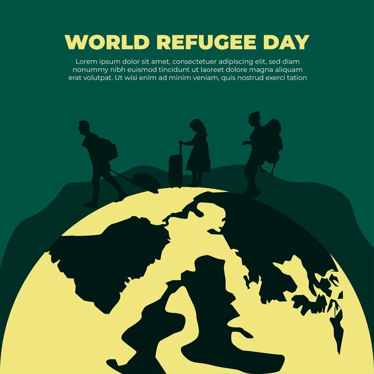 World Refugee day banner design