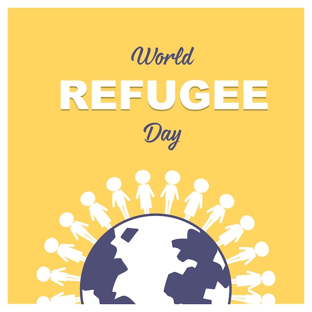 Всемирный день беженцев с людьми по всему миру