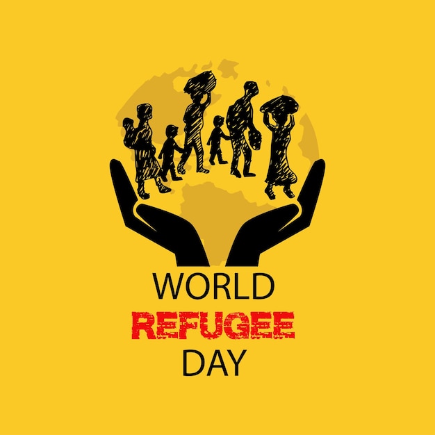 World Refugee Day poster design