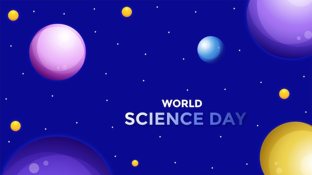 World science day banner