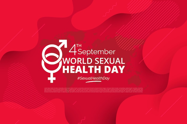 World sexual health day concept