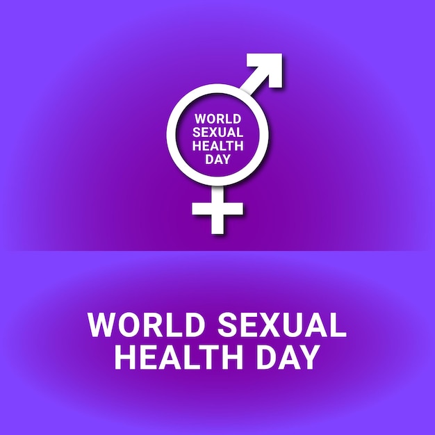 World sexual health day creative design 2022