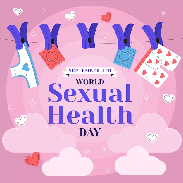 Vector world sexual health day illustration