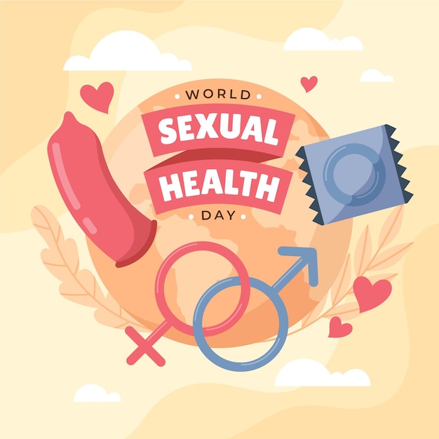 Vector world sexual health day illustration