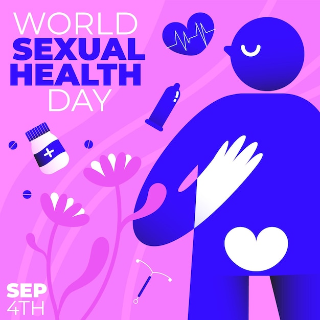 World sexual health day illustration