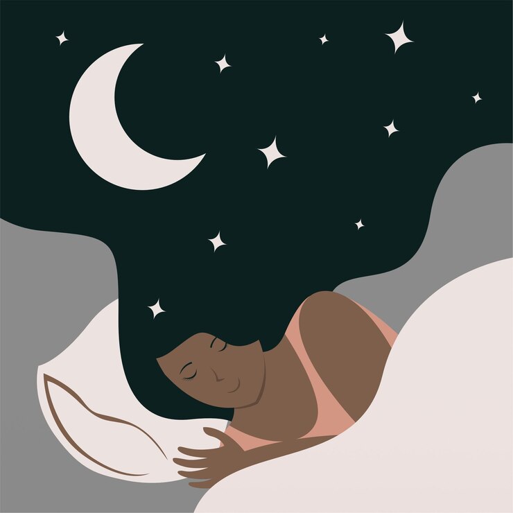 Vector world sleep day background illustrtaion