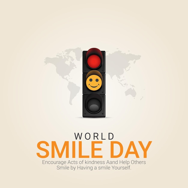 World Smile Day Creative Design Ads