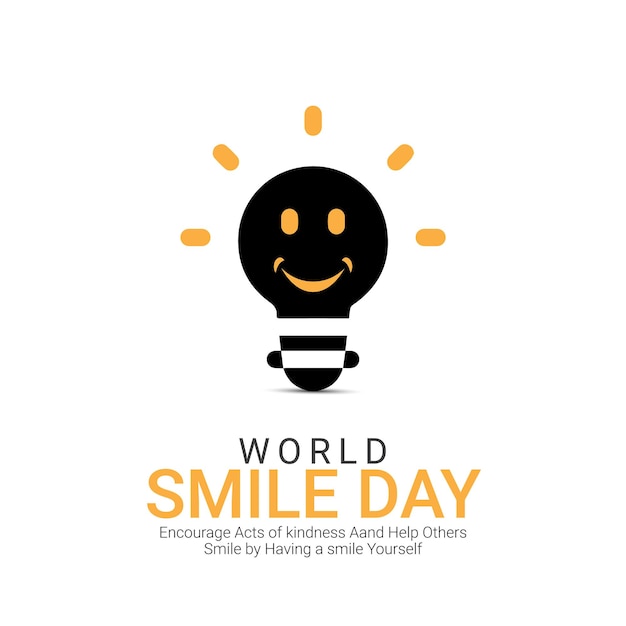 World Smile Day Creative Design Ads