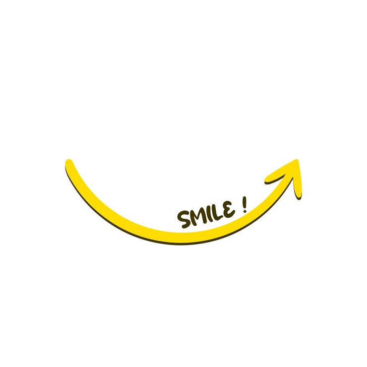 World Smile Day lettering with a cute happy face vector design