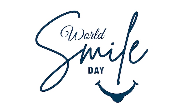 World smile day observe bavckground