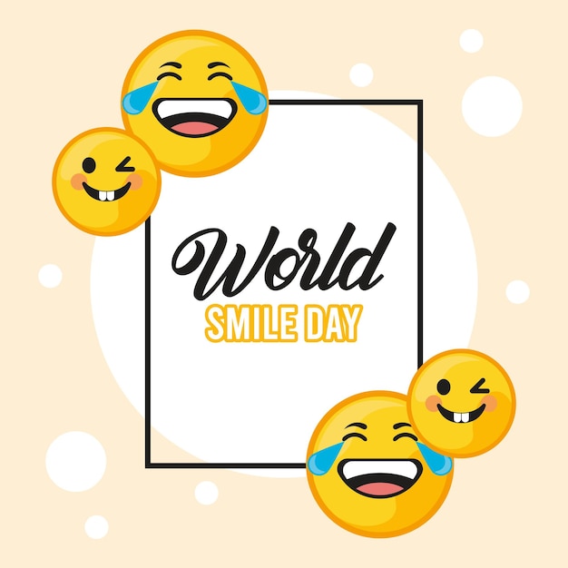 World smile day poster