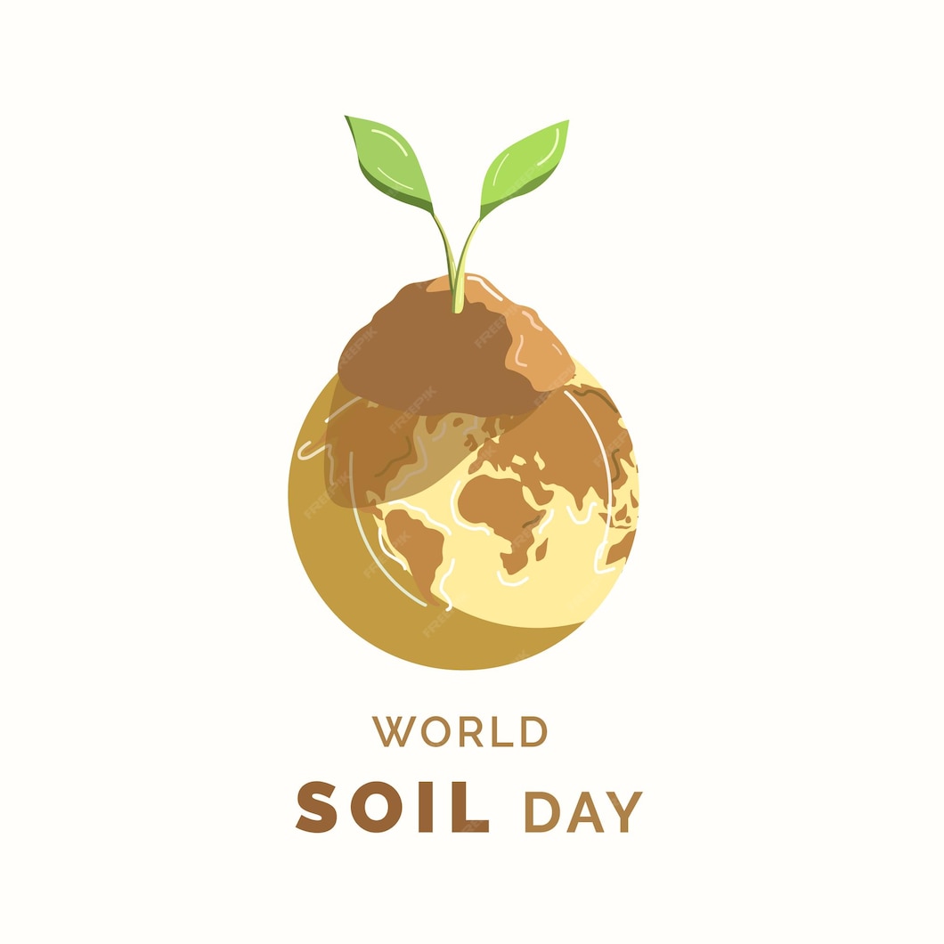 Premium Vector World soil day illustration banner