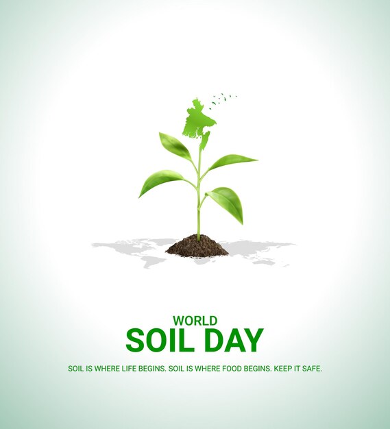 Premium Vector World soil day world soil day creative design for