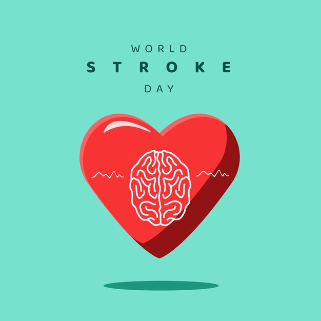 World Stroke Day Illustration Vector