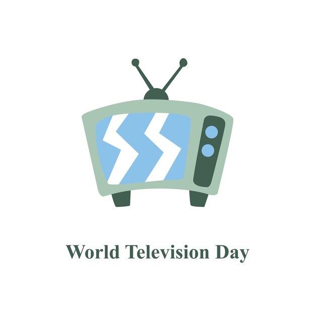 Vector world television day