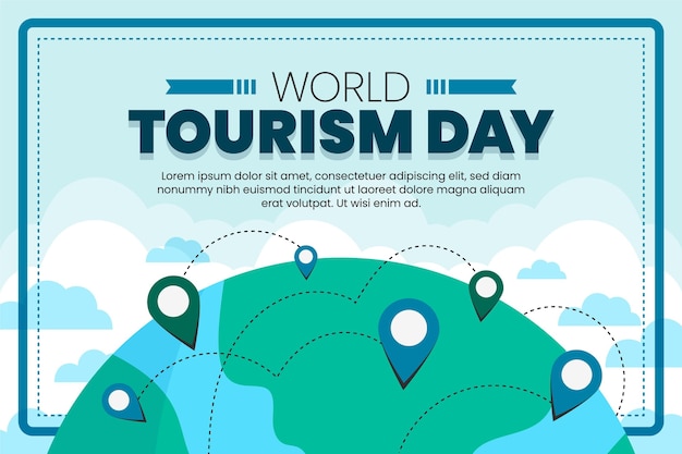 World tourism day background