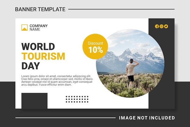 world tourism day banner template