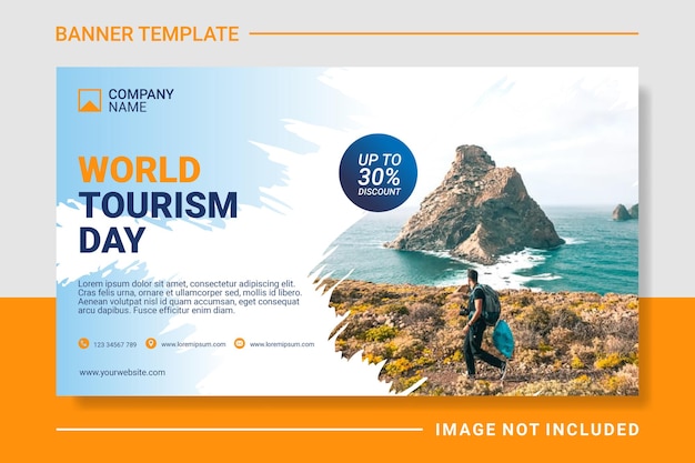 World tourism day banner template