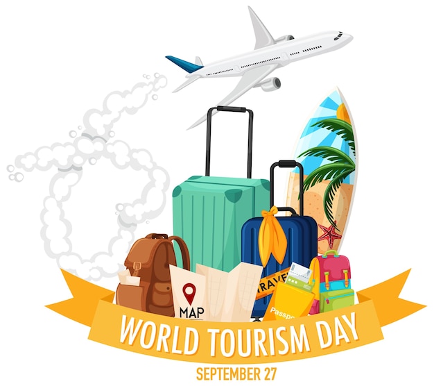 World tourism day symbol