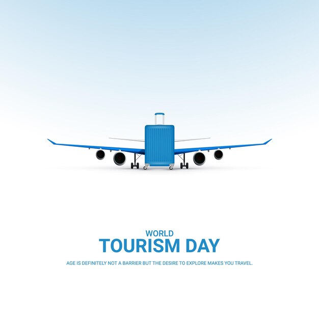 World Tourism Day Travel concept